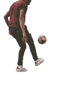 revolving spinning soccer ball tricks juggle the ball