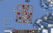 a screenshot of a minecraft game shows a time of 21.27.49