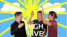 Hanson Highfive GIF - Hanson Highfive Congrat GIFs