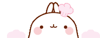Rainbow Molang Sticker - Rainbow Molang Clouds Stickers