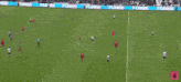 a soccer player with the number 39 on his jersey is running towards the goal