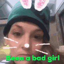 Been A Bad Girl Filter GIF - Been A Bad Girl Filter Bunny GIFs