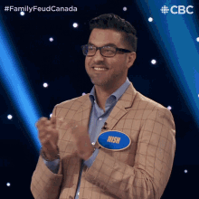 Clapping Nish GIF - Clapping Nish Family Feud Canada GIFs