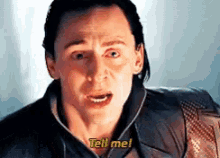Tom Hiddleston Loki GIF - Tom Hiddleston Loki Tellme GIFs