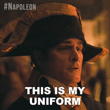 This Is My Uniform Napoleon Bonaparte GIF - This Is My Uniform Napoleon Bonaparte Joaquin Phoenix GIFs