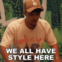We All Have Style Here Lordenzo GIF - We All Have Style Here Lordenzo Juggernaut GIFs