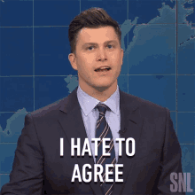I Hate To Agree Saturday Night Live GIF