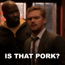Is That Pork? GIF - The Defenders Is That Pork Pointing GIFs