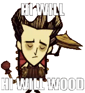 Will Wood Dont Starve Sticker - Will Wood Dont Starve Dont Starve Together Stickers
