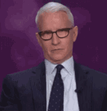 Anderson Cooper Eye Rub GIF