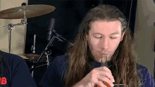 Blowing Bottle Jesse Peck GIF - Blowing Bottle Jesse Peck Become The Knight GIFs