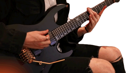 Plucking Guitar Cole Rolland Sticker - Plucking Guitar Cole Rolland Playing Guitar Stickers
