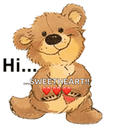 Hi Teddy Bear GIF - Hi Teddy Bear Sweet GIFs