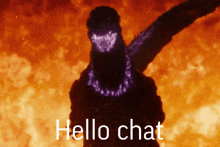 Godzilla Hello Chat GIF - Godzilla Hello Chat GIFs