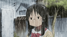 Nichijou Rain GIF - Nichijou Rain Mai GIFs