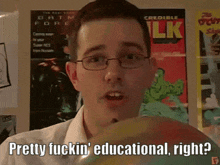 Avgn Angry Video Game Nerd GIF - Avgn Angry Video Game Nerd Pretty Fuckin Educational Right GIFs