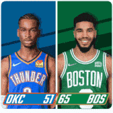 Oklahoma City Thunder (51) Vs. Boston Celtics (65) Half-time Break GIF - Nba Basketball Nba 2021 GIFs