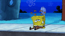 Spongebob Dizzy GIF - Spongebob Dizzy Long Pants GIFs