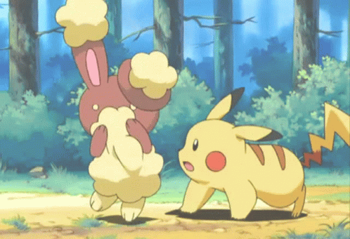 pokemon pikachu and buneary