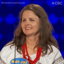 Smiling Mary-jane GIF - Smiling Mary-jane Family Feud Canada GIFs