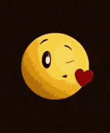 emoji kiss heart love