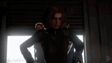 Black Widow Marvel GIF - Black Widow Marvel Avengers Game GIFs
