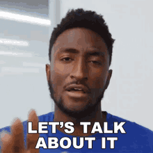 Lets Talk About It Marques Brownlee GIF - Lets Talk About It Marques Brownlee Lets Discuss It GIFs