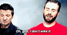When You Don'T Wike It GIF - Idontwikeit Dontlikeit Chrisevans GIFs