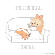 Couch Potato Couch Life GIF - Couch Potato Couch Life Read A Book GIFs