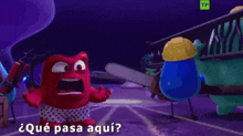 a cartoon character with a tp logo on the bottom left