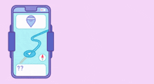an illustration of a cell phone with the words " there is a world where i help you get home " written below it