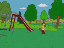 playing simpsons