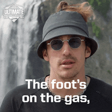 The Foots On The Gas Its Go Time Luke Willson GIF - The Foots On The Gas Its Go Time Luke Willson Canadas Ultimate Challenge GIFs