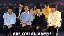 Are You An Army Bts Army GIF - Are You An Army Bts Army Adorable Representative Mc For Youth GIFs