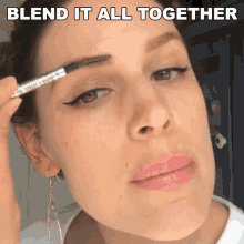 blend it all together bustle brushing eyebrows make up make up tutorial
