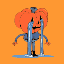 crying pumpkin