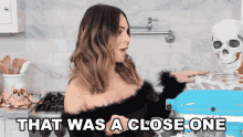 That Was A Close One Rosanna Pansino GIF - That Was A Close One Rosanna Pansino Close Call GIFs