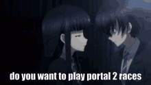 portal portal2 portal races do you want to play portal2races anime
