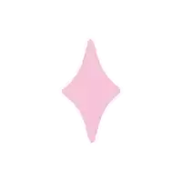 a pink diamond on a white background that looks like a diamond