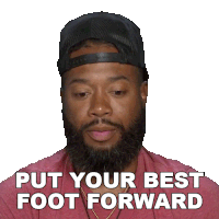 Put Your Best Foot Forward Brandon Nelson Sticker - Put Your Best Foot Forward Brandon Nelson The Challenge All Stars Stickers