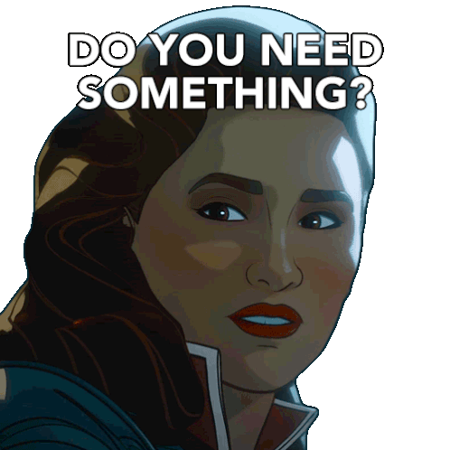 Do You Need Something Captain Carter Sticker - Do You Need Something Captain Carter What If Stickers