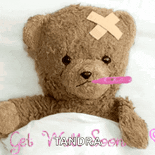Getwellsoon Sick GIF - Getwellsoon Sick Teddybear GIFs