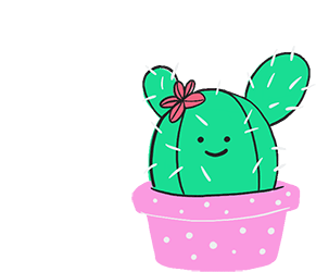 Cactus Love Sticker - Cactus Love Cute Stickers