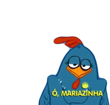 O Mariazinha Galinha Azul Sticker - O Mariazinha Mariazinha Galinha Azul Stickers