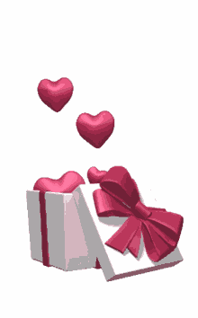 heart flying gift present love