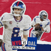Dallas Cowboys Vs. New York Giants Pre Game GIF - Nfl National Football League Football League GIFs