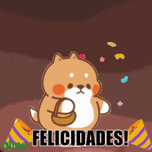 Felicidades Globos GIF - Felicidades Globos Confetti GIFs