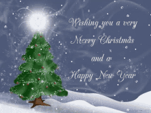 Merry Christmas Happy New Year GIF - Merry Christmas Happy New Year Snow GIFs