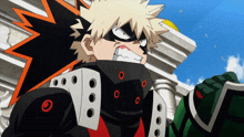 a close up of a cartoon character with holes in his arms