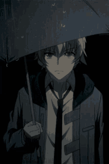 mirai nikki anime boy anime rain